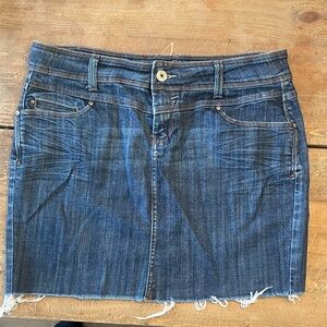 Stylish Dark Blue Jean Skirt